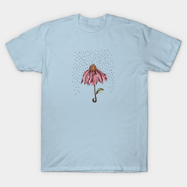 floral umbrella T-Shirt by colepagano